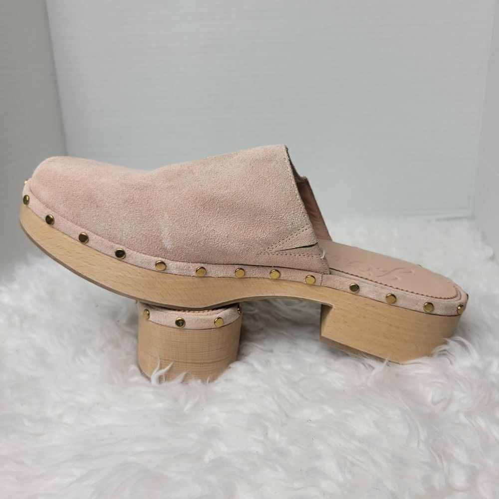 J.Crew Dakota Women's Studded Clogs Size 11 Mauve Blush BJ797 Shoes Like New - Picture 6 of 11